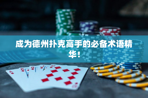 成为德州扑克高手的必备术语精华！